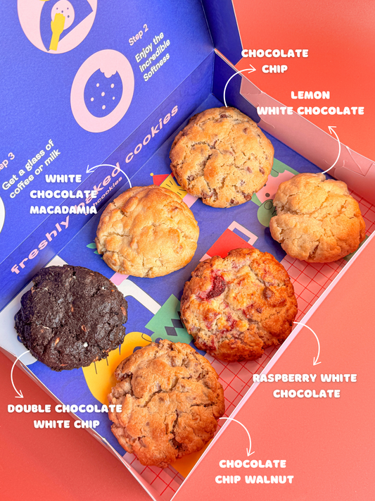 Classic Cookies box of 6